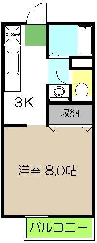 シティパル21（203） 間取り図画像