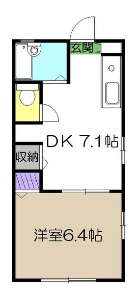ラピスＢ棟（B101） 間取り図画像