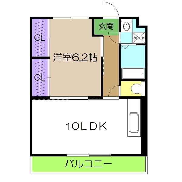 マリベール天龍（303） 間取り図画像