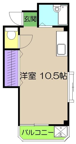メゾン桜井（402） 間取り図画像
