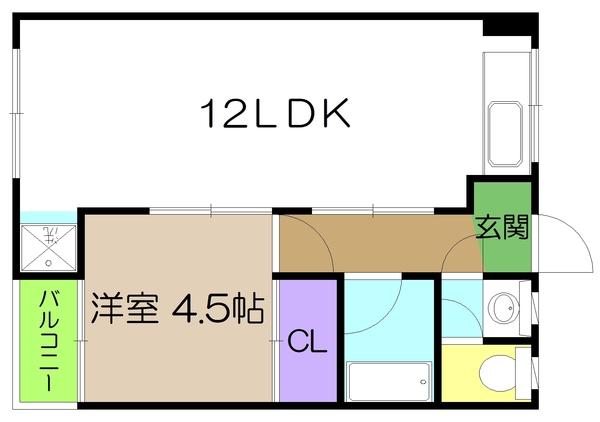 マンションみち（203） 間取り図画像