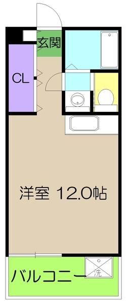 ロゼ2（1106） 間取り図画像