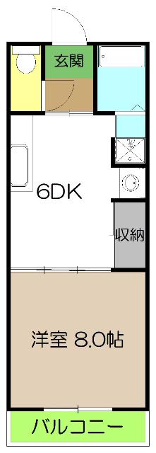クアルト　ドセ（505） 間取り図画像