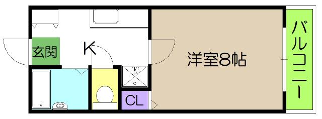 クリングレーハウス（404） 間取り図画像