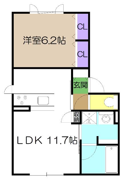 シャーメゾン奏（102） 間取り図画像