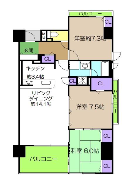  間取り図写真