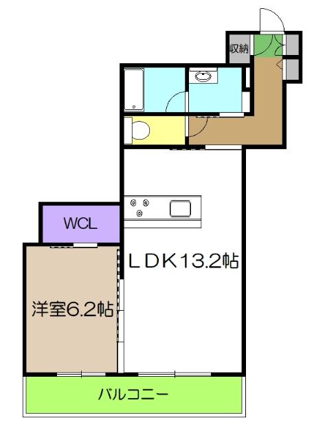 ベレオガーデンズ弥右衛門（305） 間取り図画像