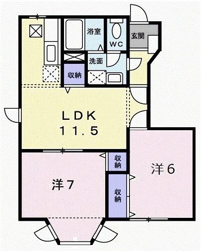 オリゾンハウス（102） 間取り図画像