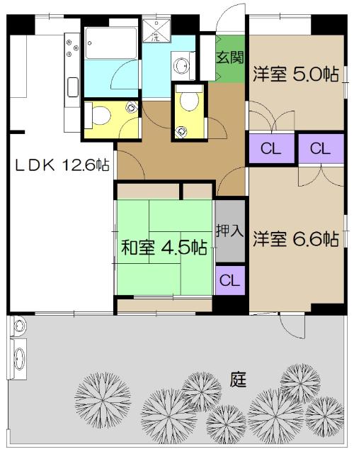  間取り図写真