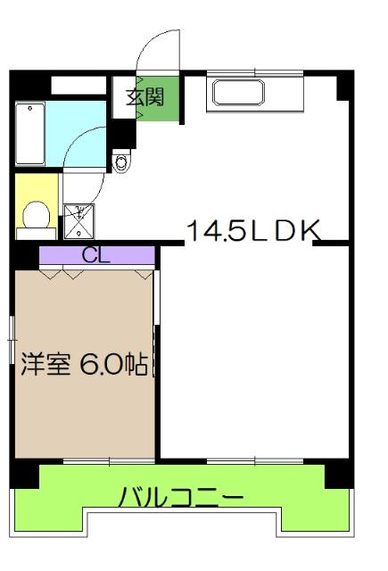 レジデンス・ノナミ（407） 間取り図画像