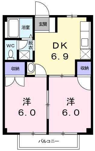 コーポアジュレ（103） 間取り図画像
