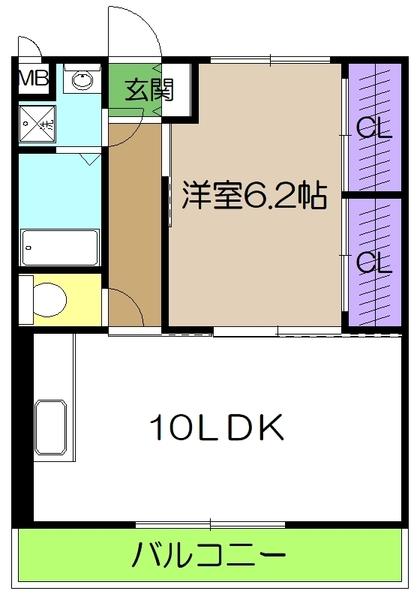 マリベール天龍（105） 間取り図画像