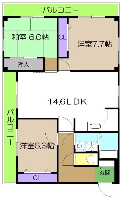  間取り図写真