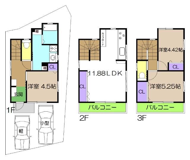  間取り図写真