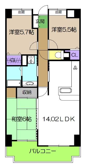  間取り図写真