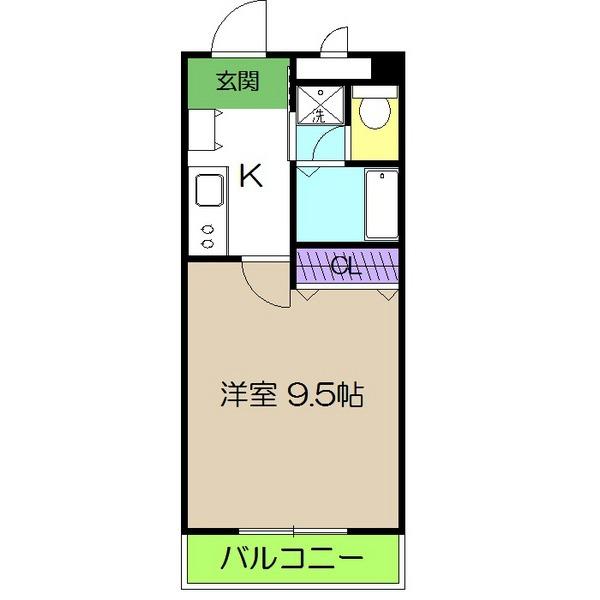 エポカ大川筋（602） 間取り図画像
