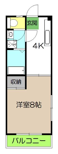 ガーデンハイツいちのみや（203） 間取り図画像