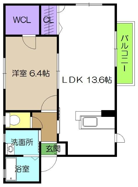 コルピーナ（105） 間取り図画像