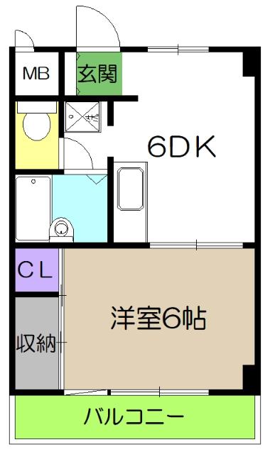 ジェンテ21（401） 間取り図画像
