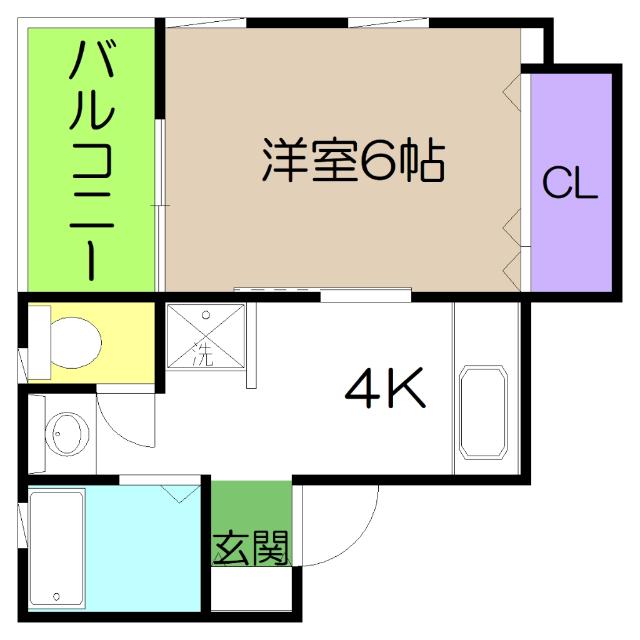 ネオクレメント（403） 間取り図画像