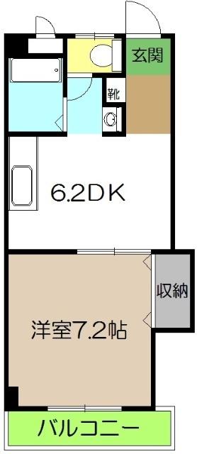 アルファイン高知（302） 間取り図画像