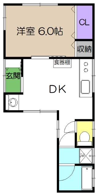 桜井町グランドハウス　D（D） 間取り図画像