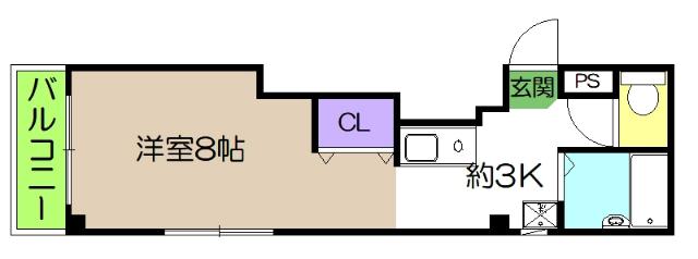 リヴィエラ上町Ⅱ（308） 間取り図画像