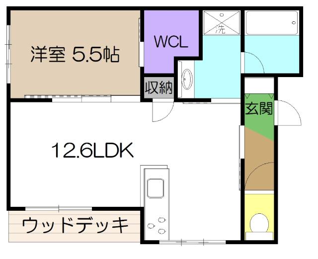シャーメゾン　ルーエ（101） 間取り図画像
