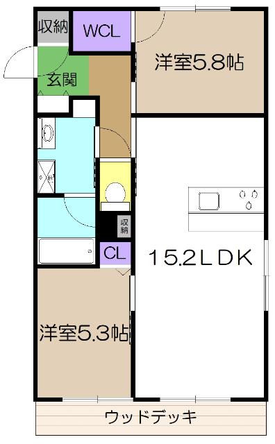 シャーメゾン　ルーエ（103） 間取り図画像