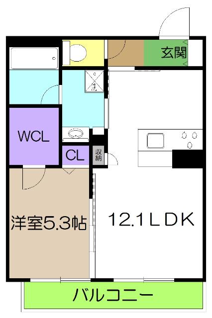シャーメゾン　ルーエ（202） 間取り図画像