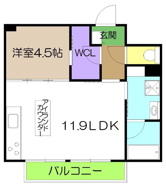 シャーメゾン　神田ガーデン（202） 間取り図画像
