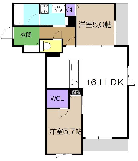 シャーメゾン　ミュゼ（102） 間取り図画像