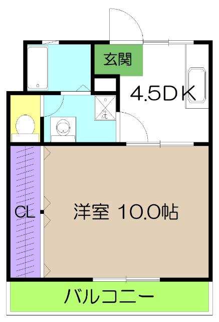 アバイド（303） 間取り図画像