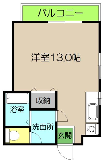 ストーク天神（201） 間取り図画像