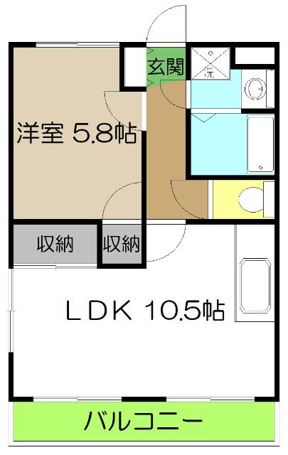 モーメントヤマイチ（303） 間取り図画像