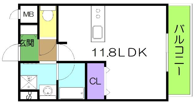 レアシス（301） 間取り図画像