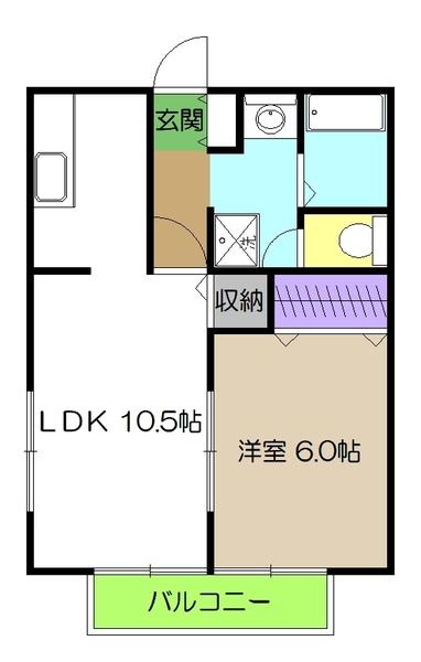 リベール高須（201） 間取り図画像