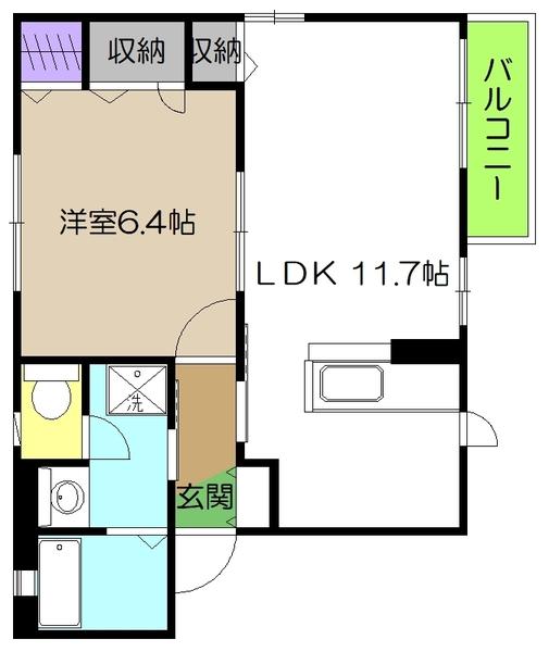 ロコモコハウス（205） 間取り図画像