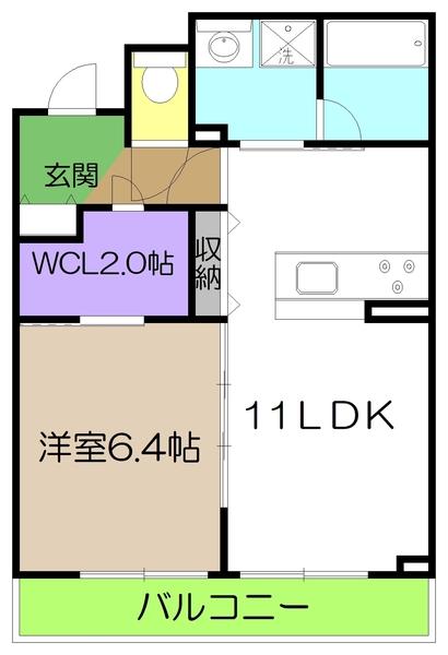 シャーメゾン　アルファⅡ（203） 間取り図画像