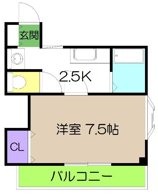 ハイツボンエルフ（201） 間取り図画像
