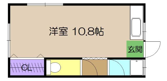 第1杉本ハイム（203） 間取り図画像