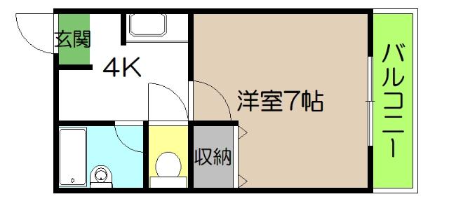 センチュリービル（303） 間取り図画像