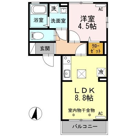 リオン（105） 間取り図画像