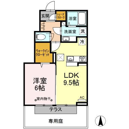 ルリ（102） 間取り図画像