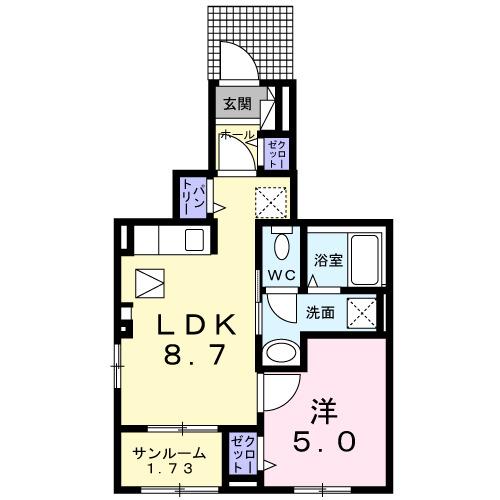 ひまわり（103） 間取り図画像