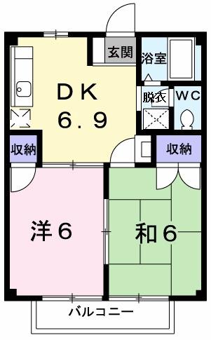 ハイツＫＵＷＡＯ（102） 間取り図画像