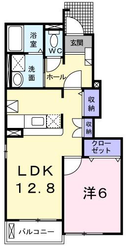 アヴァン　パルク　Ｅ（104） 間取り図画像