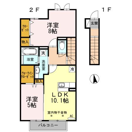 ソラーナ長崎（203） 間取り図画像