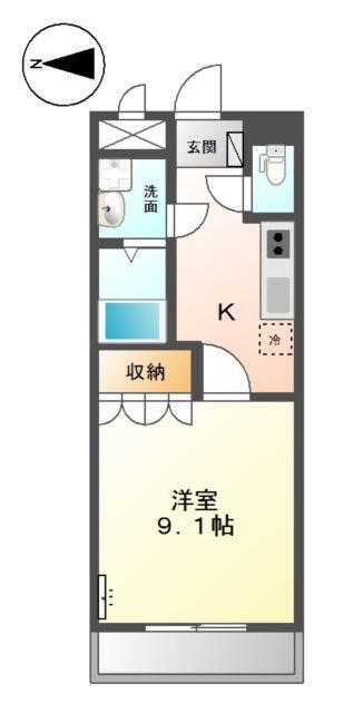 モンシェリカメリア 間取り図画像