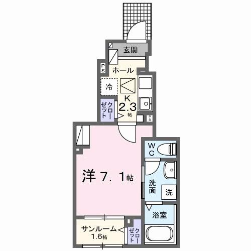 サイカス桟橋通（103） 間取り図画像